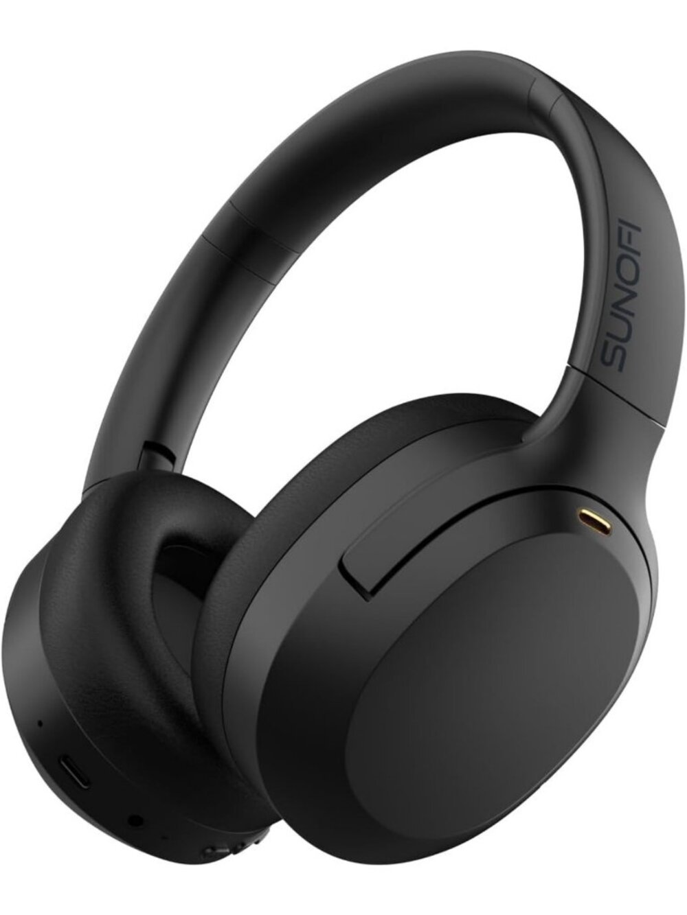 Wireless Hybrid Active Noise Cancelling Headphones, 60H Playtime, Deep Bass